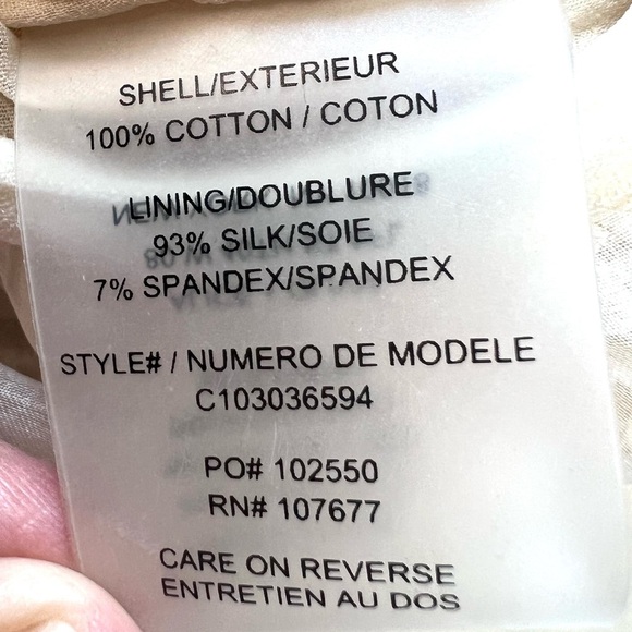 Alice + Olivia Wendy Cream Lace Button Front Vest Peplum Top Women’s Large - Picture 13 of 14